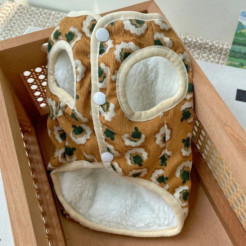 Áo Vest Chó Quần Áo Thú Cưng Teddy Schnauzer Bichon Poodle Mèo Pomeranian Chó Mùa Thu Đông Quần Áo