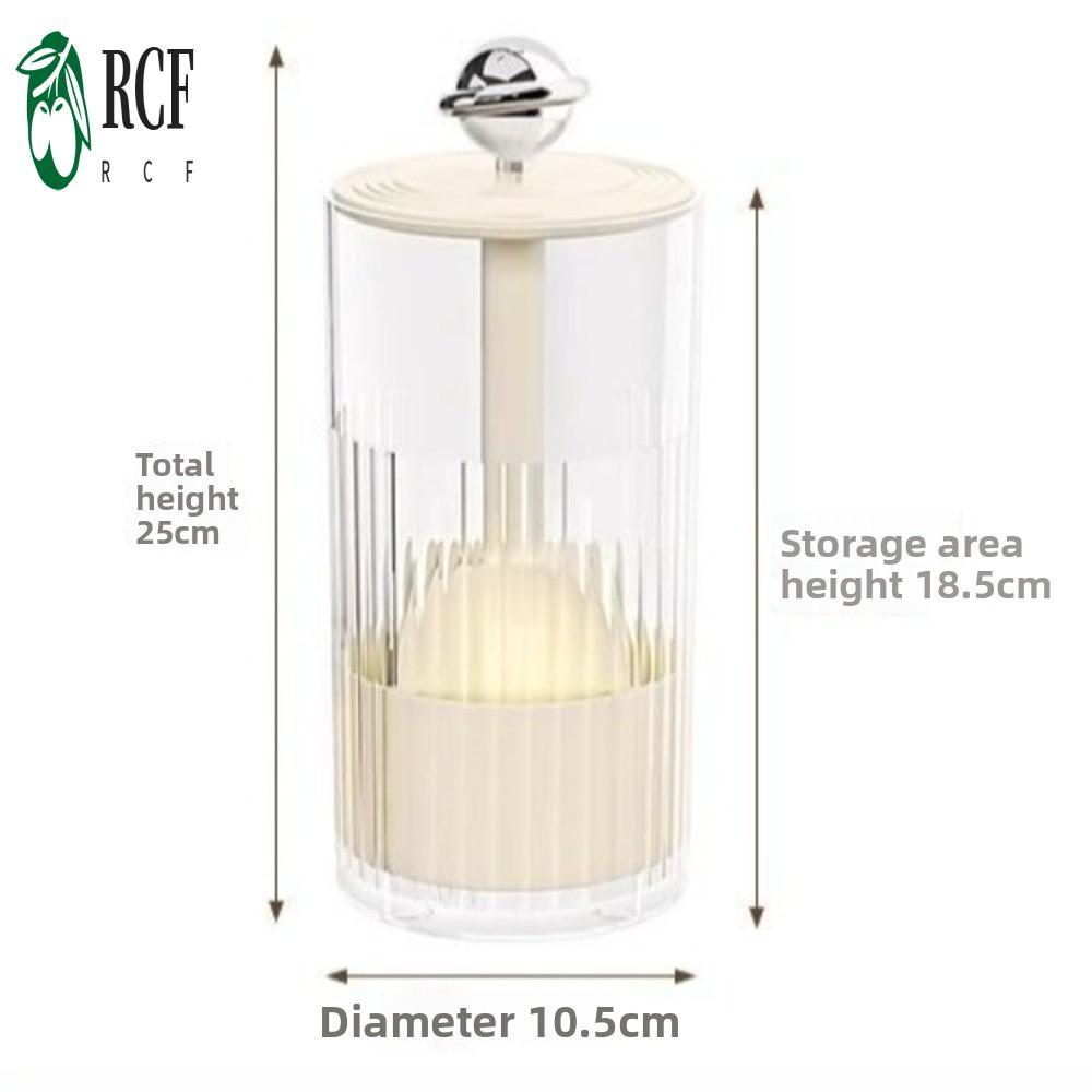 Hộp đựng cọ trang điểm nắp nâng tự động - Hộp đựng mỹ phẩm chống bụi cho bàn trang điểm