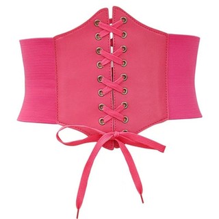Dây thắt lưng BAIHE Corset, Dây thắt lưng trang trí rộng rãi, Giảm béo thời trang bên ngoài Thiết kế đàn hồi Dây thắt lưng cho nữ Cô gái cô dâu