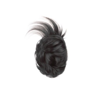 NCE Bun Tóc Giả, Tóc Tổng Hợp Xoăn, Gắn Bằng Kẹp Móng Vuốt - Màu Nâu Thời Trang