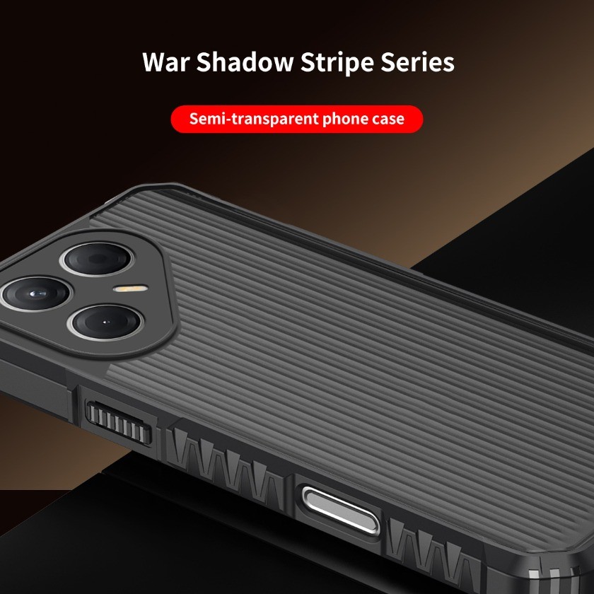 Ốp điện thoại sóng sọc chiến tranh cao cấp cho Tecno Pova 7 6 NEO 5 Pro Camon 40 Spark GO1 1S GO 2025 20C 10C 20 10 Pro Vỏ bọc sang trọng sọc sóng chống vân tay
