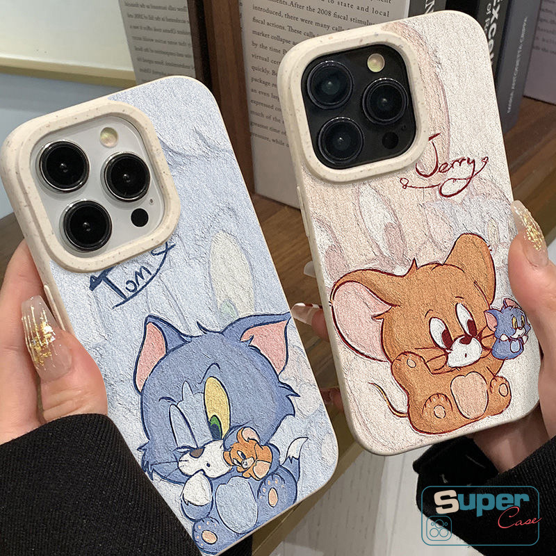 Ốp Lưng Tương Thích Cho IPhone 11 15 13 17 16 14 12 Pro Max XR Air X XS Max 7 13 12 17 16 Pro 16 8 14 15 6 6s Plus SE 2020 Bạn Bè Hoạt Hình Chuột Mèo Dễ Thương Bìa Mềm
