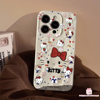 Ốp Lưng Cho Iphone 11 16 12 13 14 17 15 Pro Max 16 7 8 15 14 Plus SE Shine Star Dễ Thương HelloKitty Trái Tim Tình Yêu Không Đều Nếp Nhăn Matte Cover