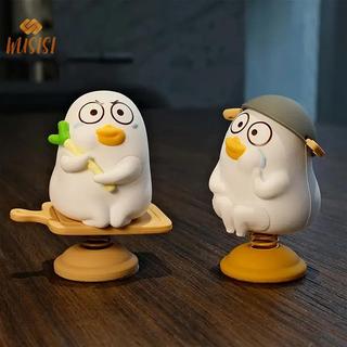 [WUSISI] Vịt Liu Nhỏ Vui Nhộn Đồ Trang Trí Ô Tô Tượng Hoạt Hình Vịt Liu Nhỏ Trang Trí Ô Tô Bộ Sưu Tập Dễ Thương Xe Bobblehead Hình MỚI