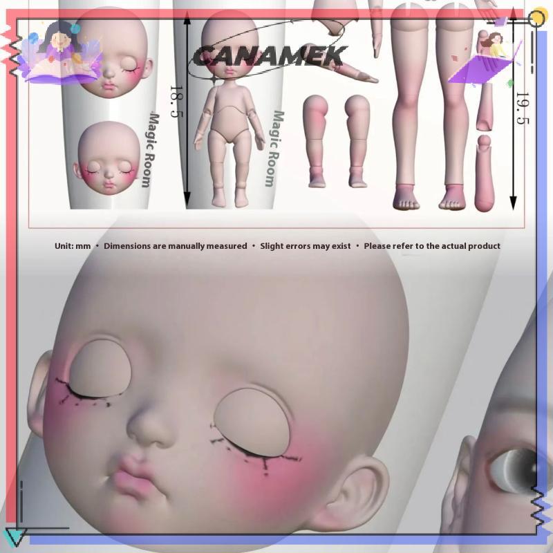 CANAMEK 1 Bộ Búp Bê Mặt 3D Khuôn Silicon Móng Tay Nghệ Thuật Trang Trí DIY Thiết Kế Móng Tay Khuôn Đeo Giáp Phụ Kiện CSF