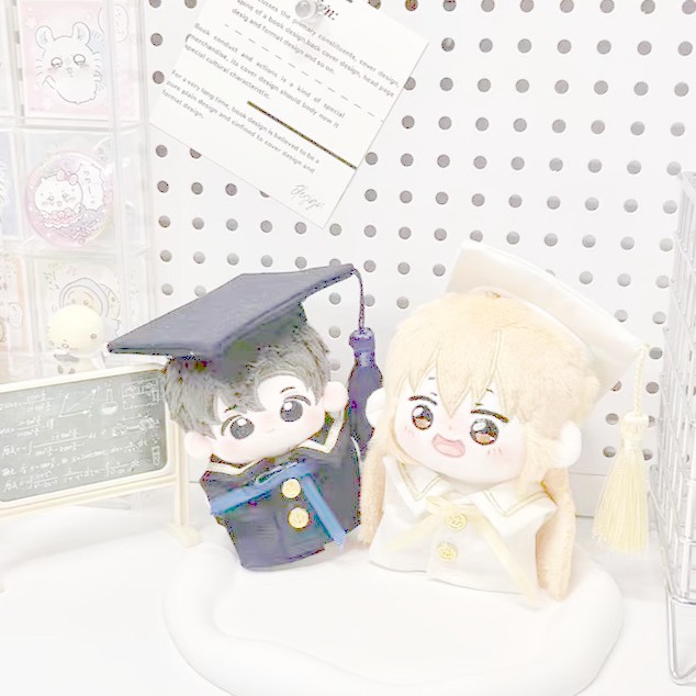 10cm Quần Áo Cho Bé Búp Bê Cotton Sao Biển Quần Áo Cơ Thể Lớp Tốt Nghiệp Cử Nhân Ichiban Phần Thưởng Bộ Quà Tặng 3.2
