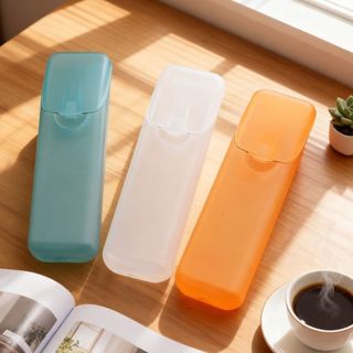 Hộp tăm MEGOCE, Hộp lưu trữ Mini trong suốt di động, Hộp hoàn thiện đối tượng phân loại sáng tạo Hộ gia đình