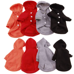 【Ready Stock】 Pet Dog Clothes Teddy VIP Dog Pet Supplies with Pocket Autumn and Winter Clothes Trench Coat Dog Clothing LKlw