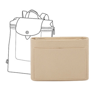 Thích hợp cho Longchamp Le Pliage Ba Lô Vải nỉ Chèn Túi Bảo Quản Túi Đựng Mỹ Phẩm Túi Bảo Quản Du Lịch Túi Bên Trong