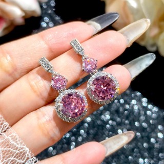 Trang sức phong cách châu Âu với kim cương hồng zircon, dành cho nữ