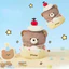Bánh Gấu Búp Bê Sang Trọng Búp Bê Gấu Dễ Thương Quà Tặng Sinh Nhật Có Thể Mở Được Có Thể Kéo Búp Bê