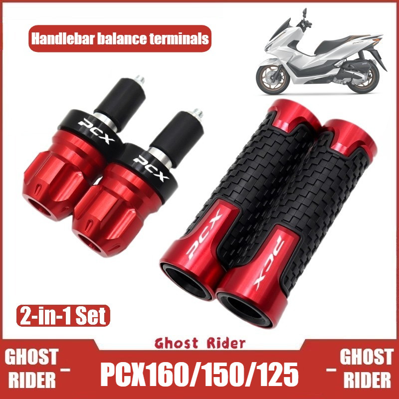 Dành Cho Xe HONDA PCX160 PCX150 PCX125 Tay Cầm Cuối Mũ Nhôm CNC Thanh Cuối Trọng Lượng Xe Máy Cân Bằng Phích Cắm