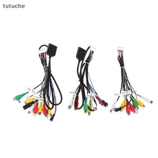 Tutu Xe Stereo Cáp Vô Tuyến 20 Pin Đầu Ra Cắm Dây AUX Đầu Nối Dây Có Quạt Header Cho ZHANGXUN Android Navigation VN