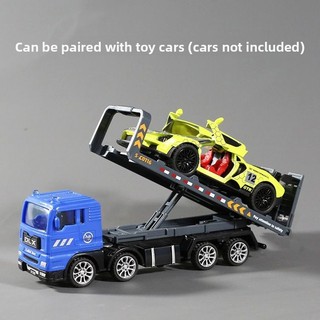 Thành Phố Vận Tải Đồ Chơi Ô Tô Trẻ Em Trượt Xe Cứu Hộ Dump Trailer Bé Trai Kỹ Thuật Nâng Xe Tải