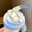 Bình Nước Trong Suốt 580ml Có Ống Hút – Dễ Thương, Chịu Nhiệt Tốt | Bibabibo