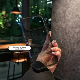 [JLK] Ốp từ tính bảo vệ lấp lánh trong suốt cho iPhone 17 Pro Max Air 17Pro Vỏ cứng chống sốc
