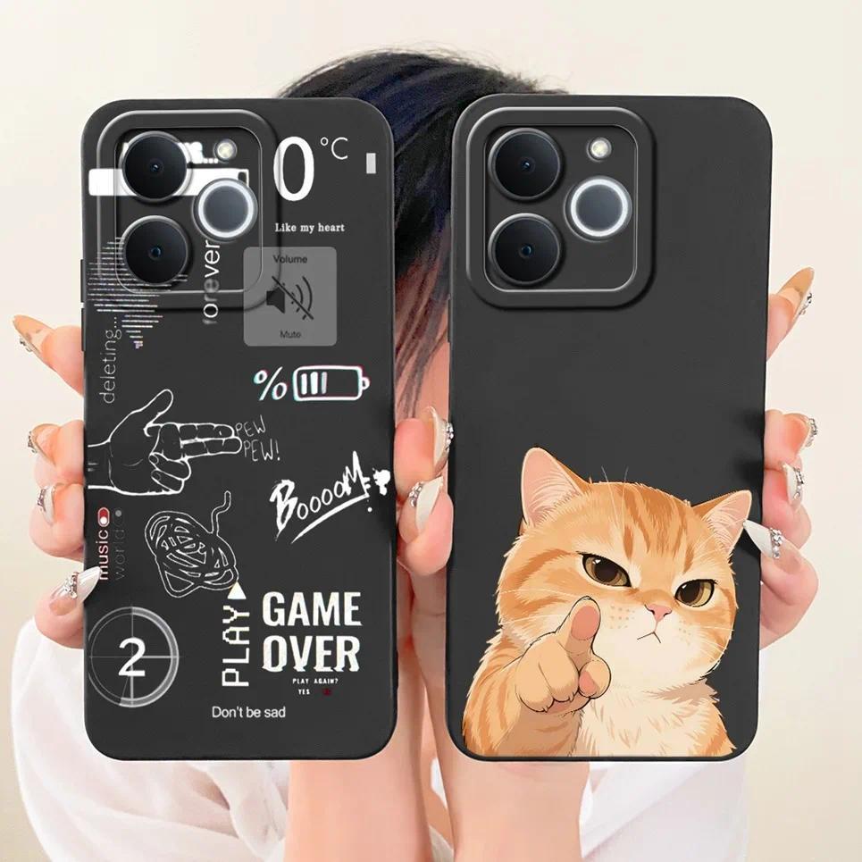 Dành Cho Realme Note 70 70T Ốp lưng Realme C71 Ấn Độ Narzo 80 Lite 4G Vỏ Hoạt Hình Mèo Phi Hành Gia Ốp Lưng TPU Mềm Silicone