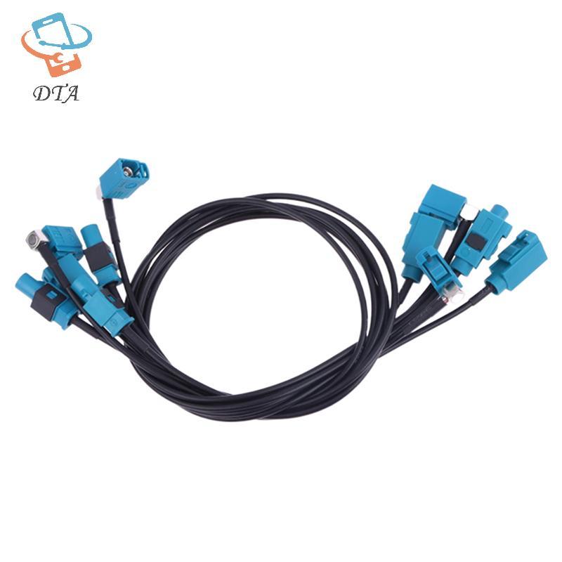 [DTA] Fakra Z Male To Fakra Z Female Jack 90 độ Điều hướng ô tô Ăng-ten GPS Adapter Cáp nối dài RG174 RF Coaxial Pigtail VN