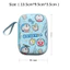 Túi lưu trữ Powerbank họa tiết trái tim tình yêu Da PU Thiết kế hoạt hình Thời trang Bền bỉ Du lịch Tổ chức