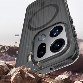 Thích hợp cho hộp đựng điện thoại FindX9Pro Lưới tản nhiệt sóng từ tính FindX8Ultra Vỏ bảo vệ chống trượt Hàng hóa giao ngay