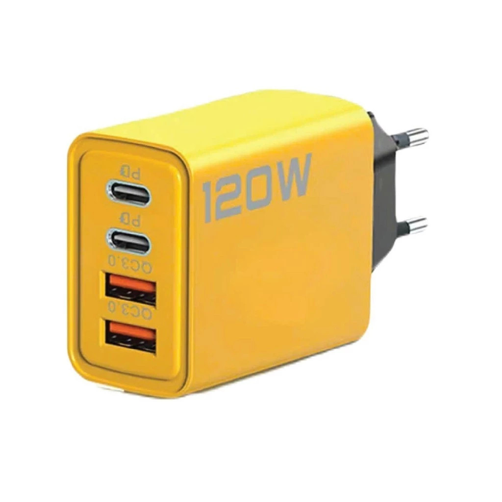 Củ Sạc Nhanh 120W PD USB TypeC, Bộ Sạc 4 Cổng Phù Hợp Cho Tất Cả Các Dòng Máy