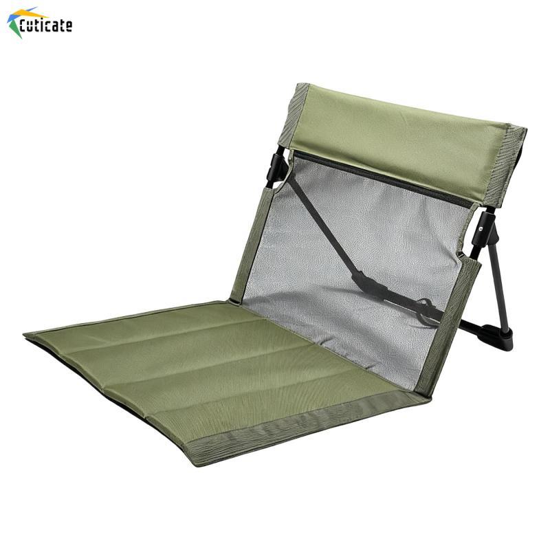 Ghế cắm trại có tựa lưng và gấp gọn, thoáng khí, phù hợp cho công viên, buổi hòa nhạc ngoài trời, đi bộ đường dài và sân vườn