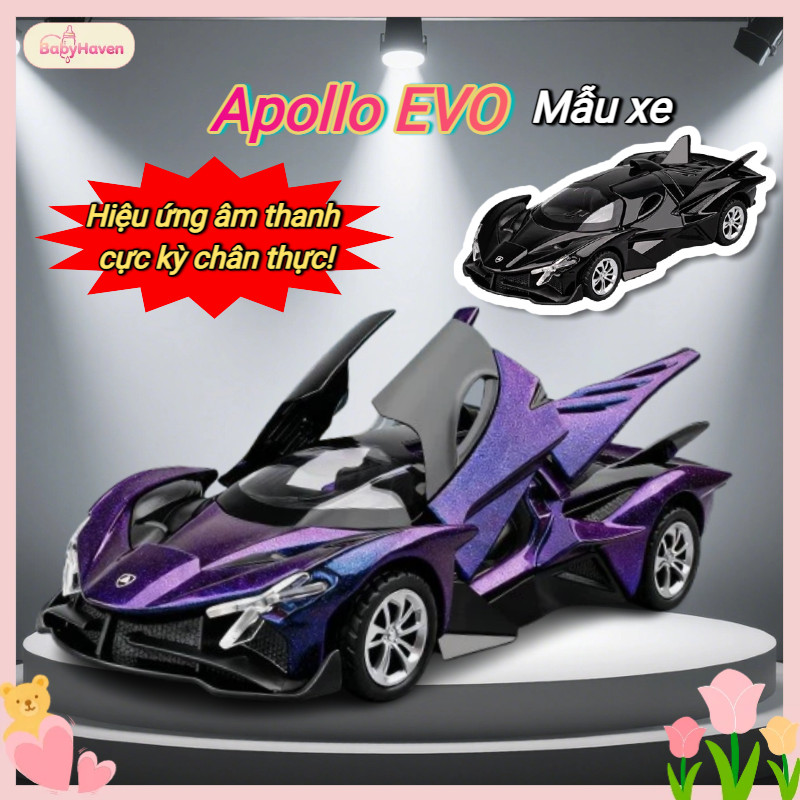 Mô Hình Xe Apollo Project Evo Tỷ Lệ 1:32 Cao Cấp,Hiệu Ứng Âm Thanh,Ánh ...