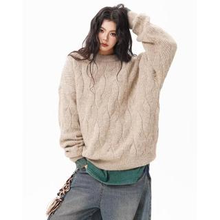 Áo len dệt kim nam phong cách cổ điển kiểu Mỹ, phù hợp unisex
