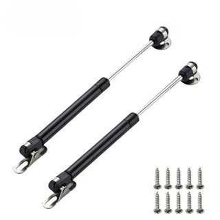 Đen Bạc Nội Thất Tủ Thủy Lực Hỗ Trợ Không Khí Thanh Thủy Lực Tatami Upturn Đệm Cửa Có Thể Thu Vào Áp Lực Không Khí 6NKS