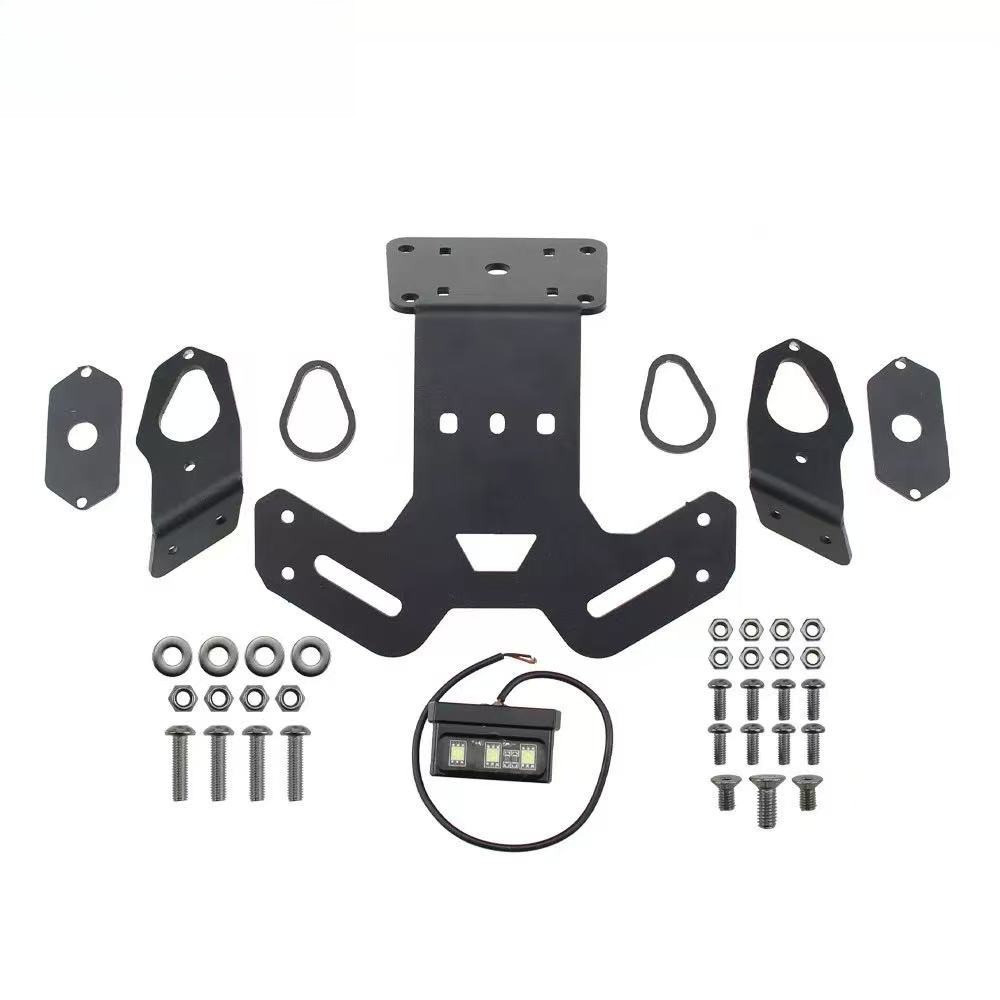 Dành Cho Xe YAMAHA MT15 MT-15 2018-2024 Đuôi Xe Máy Tidy Fender LED Biển Số Giá Đỡ Chân Đế