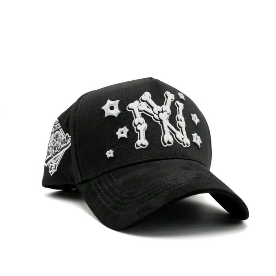 Mũ Damdy - Xương chắp vá - Đen - Đội Yankees New York 8A4U