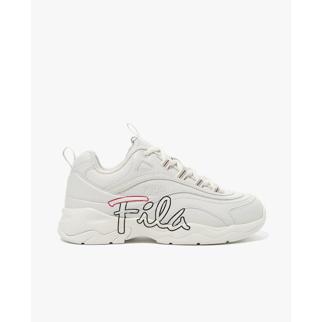 FILA - Giày sneakers unisex cổ thấp Ray Script FS256OD03X006-100 ...