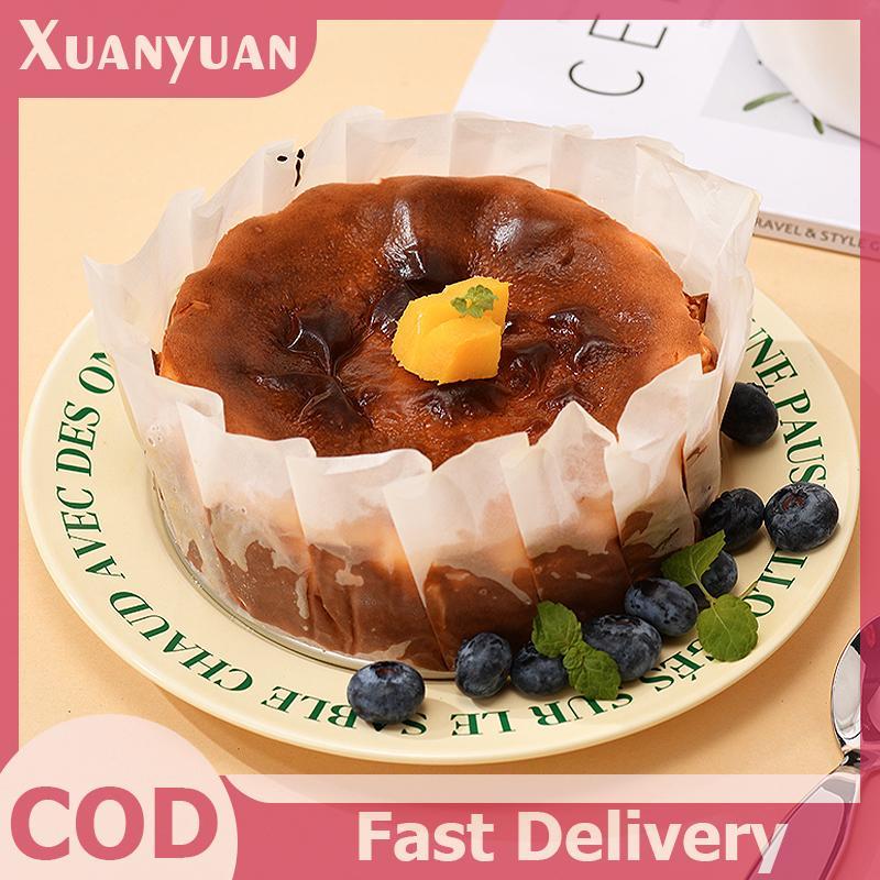 XUAN 50 Chiếc 4 6 8inch Gấp Cupcake Lót Nướng Bánh Cho Tiệc Cưới Muffin Khuôn Bánh Giấy Cốc Dầu Bánh Bọc VN