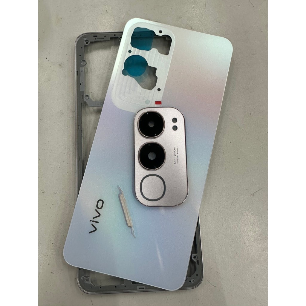 vỏ vivo y19s màu bạc
