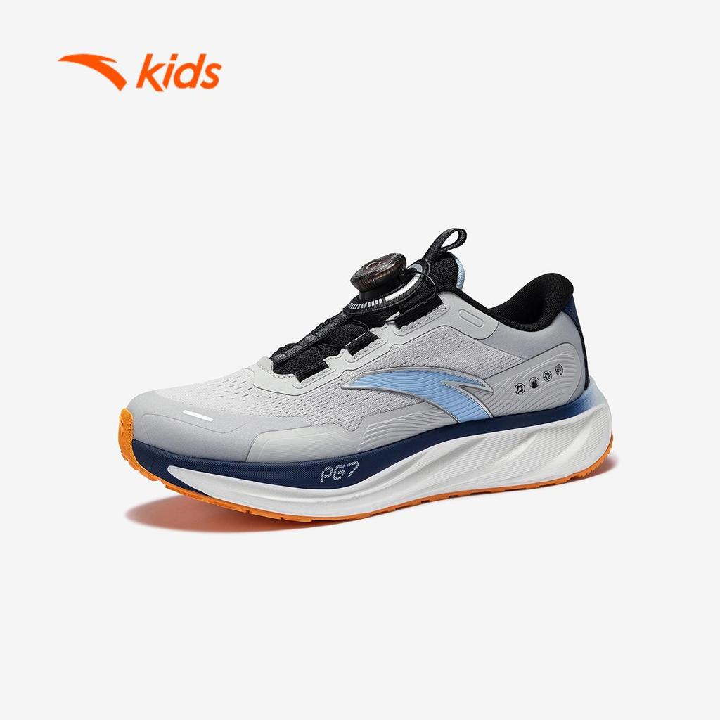 ANTA Kids PG7 Lingfeng Giày Chạy Thể Thao Bé trai 3125D5526 Size 33-39 Khóa Habu, Đệm Êm, Bám Sàn, Thoải Mái Vận Động