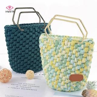HWETR 11.7CM Tay Cầm Kim Loại Hình Lục Giác Mạnh Mẽ Cho Túi Xách Hành Lý Phần Cứng Túi DIY Phụ Kiện Hộp Quà Tặng Dây Đeo Vàng Bạc Ví Khung Mới