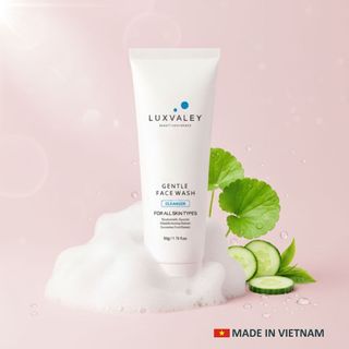 SỮA RỬA MẶT NGĂN NGỪA MỤN CHIẾT XUẤT TỪ THIÊN NHIÊN  SẠCH SÂU SÁNG DA LUXVALEY GENTLE FACE WASH