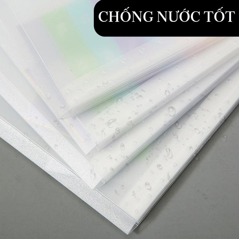 ZJM6 Túi đựng tài liệu DecorMe tệp đựng tài liệu nhiều ngăn kẹp tài liệu A4 đựng đề cương MALAN