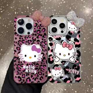 Ốp điện thoại hình nơ 3D thời trang Hello Kitty dành cho Vivo Y19S Y18S Y58 Y03 Y03T Y28S Y28E Y28 Y36 Y27 5G Y18 Y18E Y27S Y17S Y16 Y02S 4G Cô Gái Vỏ Điện Thoại Laser