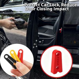 INENK 4 Chiếc Khóa Cửa Ô Tô Âm Thanh Deadener Đệm, Con Dấu Giảm Sốc Bảo Vệ Khóa Cửa Ô Tô, Silicone Bền Cách Âm Giảm Chấn Khóa Cửa Đệm Để Đóng Yên Hơn
