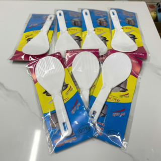 Combo 5 Muôi, Vá xới cơm nhựa việt nhật chống dính, muôn/vá xới cơm nhám chịu nhiệt - Trường An VN