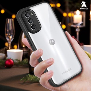 Dành Cho Motorola Moto G52 / G82 5G Ốp điện thoại Cứng Trong Suốt Mặt Sau Aryclic Khung Silicon Mềm Chống Rơi Chống Sốc Mỏng Bao