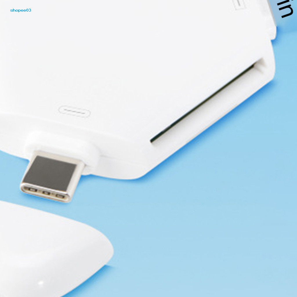 [Ky] Đầu đọc thẻ Bộ chuyển đổi thẻ nhớ TF / Micro-SD tam giác 3 trong 1 cho điện thoại di động