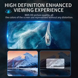 Dành Cho DJI Action6 Phim Cường Lực HD Chống Trầy Xước Chống Cháy Nổ Phim Bảo Vệ Máy Ảnh Thể Thao Phụ Kiện