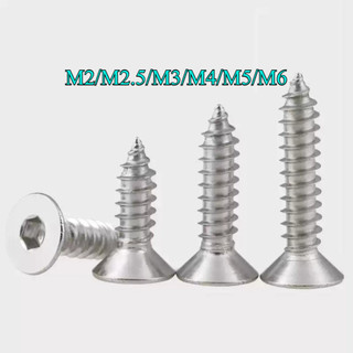 vít gỗ tự khoan đầu bằng lục giác chìm inox 304 vít đầu chìm bằng gỗ M2 / M2.5 / M3 / M4 / M5 / M6 【 JYD-ZZ-Z】