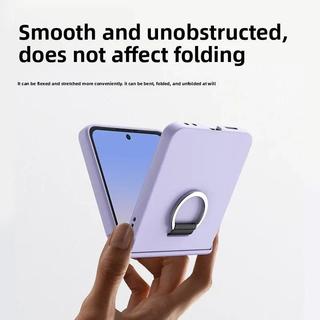 Ốp Điện Thoại Gấp Nhẫn Cho Samsung Galaxy Z Flip 7 6 5 4 3 ZFlip7 FE Bao Gồm Tất Cả Bản Lề Bảo Vệ Chống Sốc