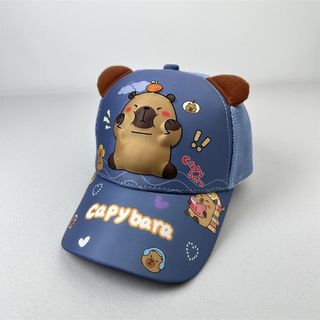 Mũ lưỡi trai Capybara cho bé 3–9 tuổi – Hoạ tiết thú siêu dễ thương, che nắng hiệu quả