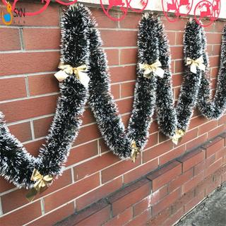 2m Tinsel Vòng Hoa Đồ Trang Trí Giáng Sinh Cây Giáng Sinh Treo Tinsel Ruy Băng Vòng Hoa Cho Cầu Thang Lan Can Trang Trí