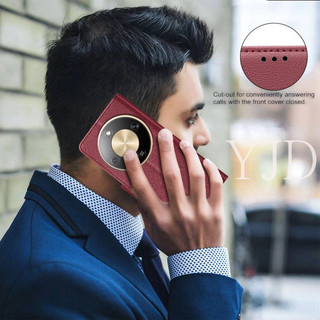 Ốp Lưng Cho Honor X9d Bao Da Cổ Điển Khe Cắm Thẻ Vỏ Điện Thoại Chống Rơi