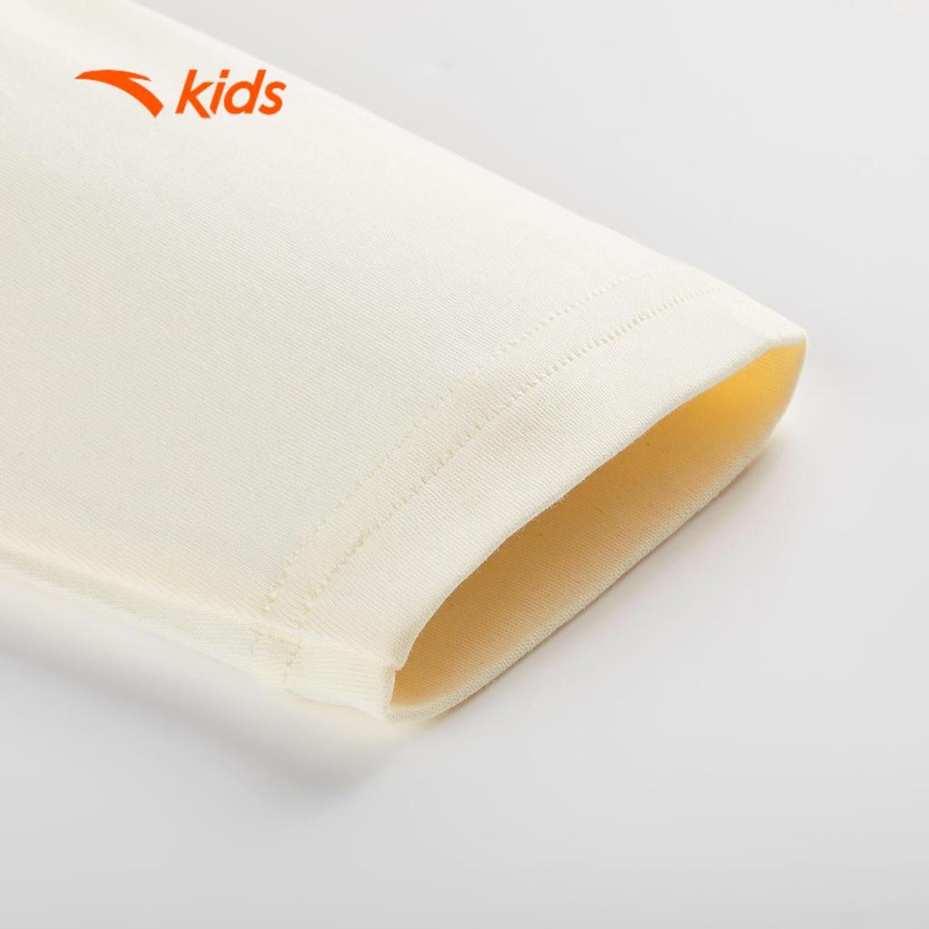 ANTA Kids Áo Phông Dài Tay Thời Trang Bé Trai 3525C8402. Thoáng Khí, Mềm Nhẹ, Thoải Mái Vận Động